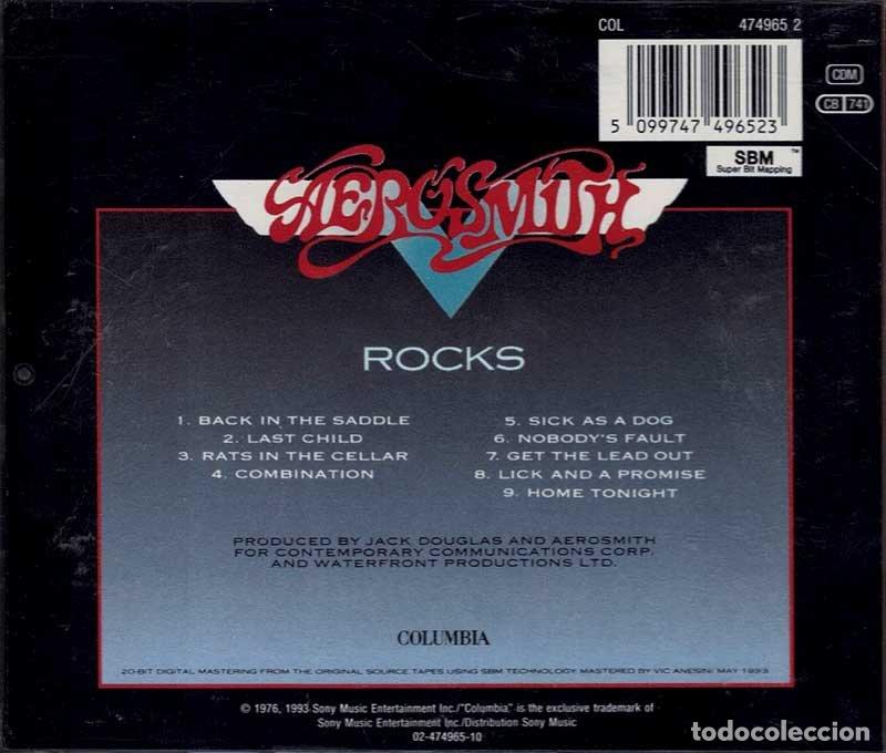 CDs de m&uacute;sica: Aerosmith - Rocks. CD - Foto 2