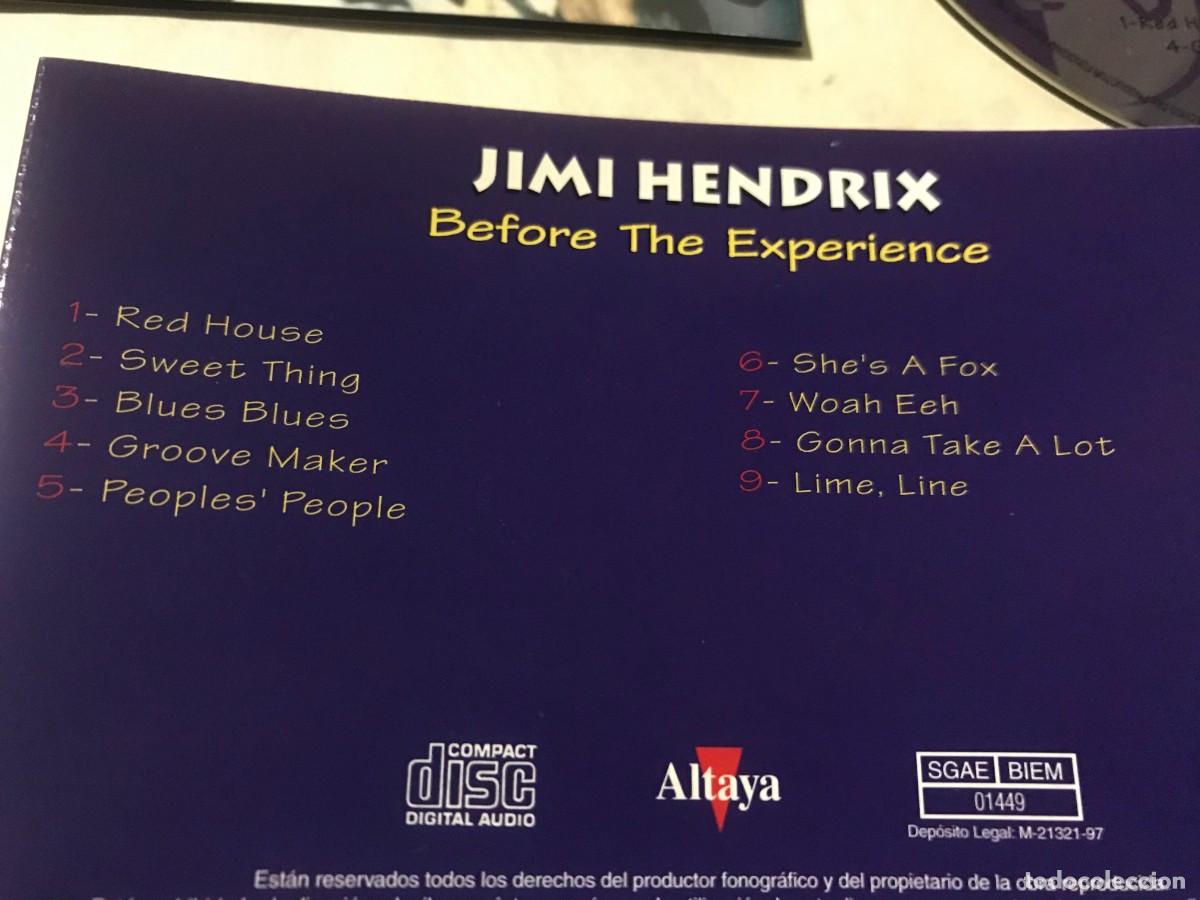 CDs de m&uacute;sica: JIMI HENDRIX - BEFORE THE EXPERIENCE CD 1997 EDICIONES ALTAYA - ROCK - Foto 2