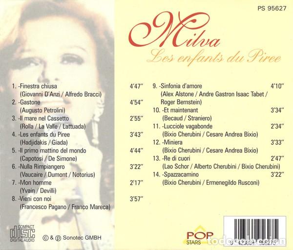 CDs de m&uacute;sica: Milva &ndash; Les Enfants Du Piree - Foto 2