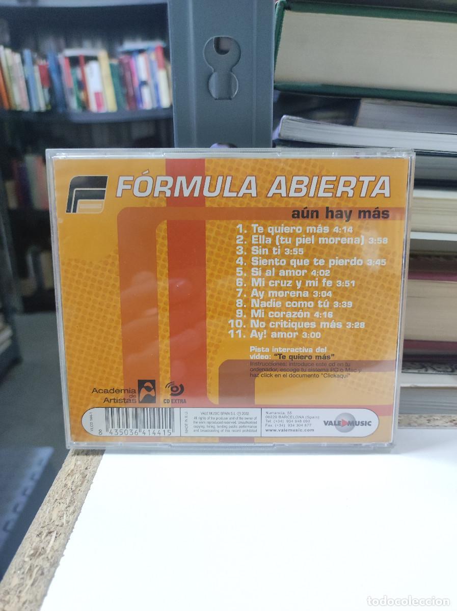 CDs de m&uacute;sica: F&oacute;rmula Abierta &ndash; A&uacute;n Hay M&aacute;s - Foto 2