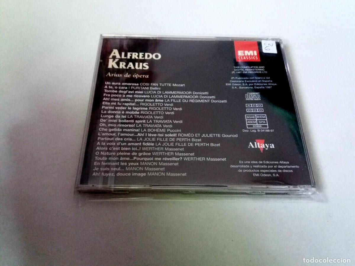 CDs de m&uacute;sica: ALFREDO KRAUS &rdquo;ARIAS DE OPERA&rdquo; CD COMO NUEVO - Foto 2