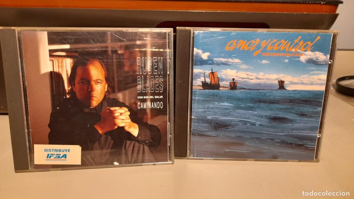 CDs de m&uacute;sica: 2 CD&acute;S DE RUBEN BLADES : CAMINANDO + AMOR Y CONTROL - Foto 1