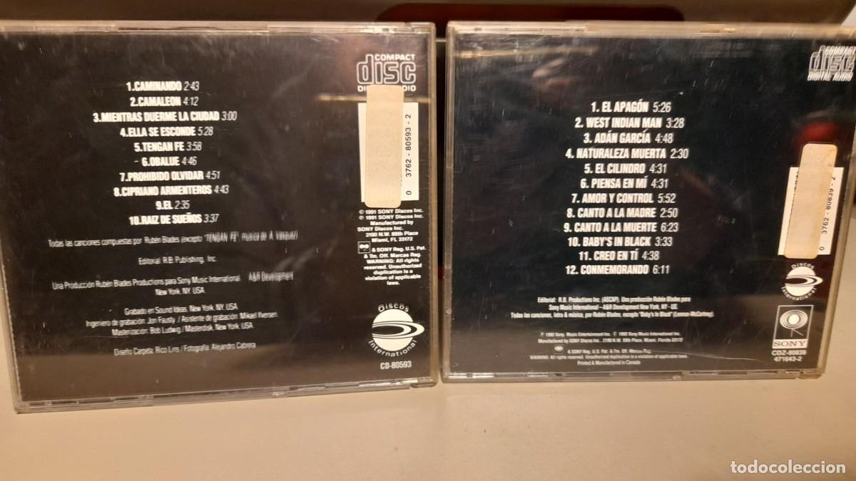 CDs de m&uacute;sica: 2 CD&acute;S DE RUBEN BLADES : CAMINANDO + AMOR Y CONTROL - Foto 2