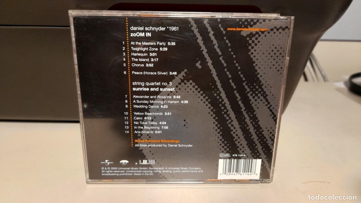 CDs de m&uacute;sica: CD DANIEL SCHNYDER QUARTET & CARMINA QUARTETT : ZOOM IN - Foto 2