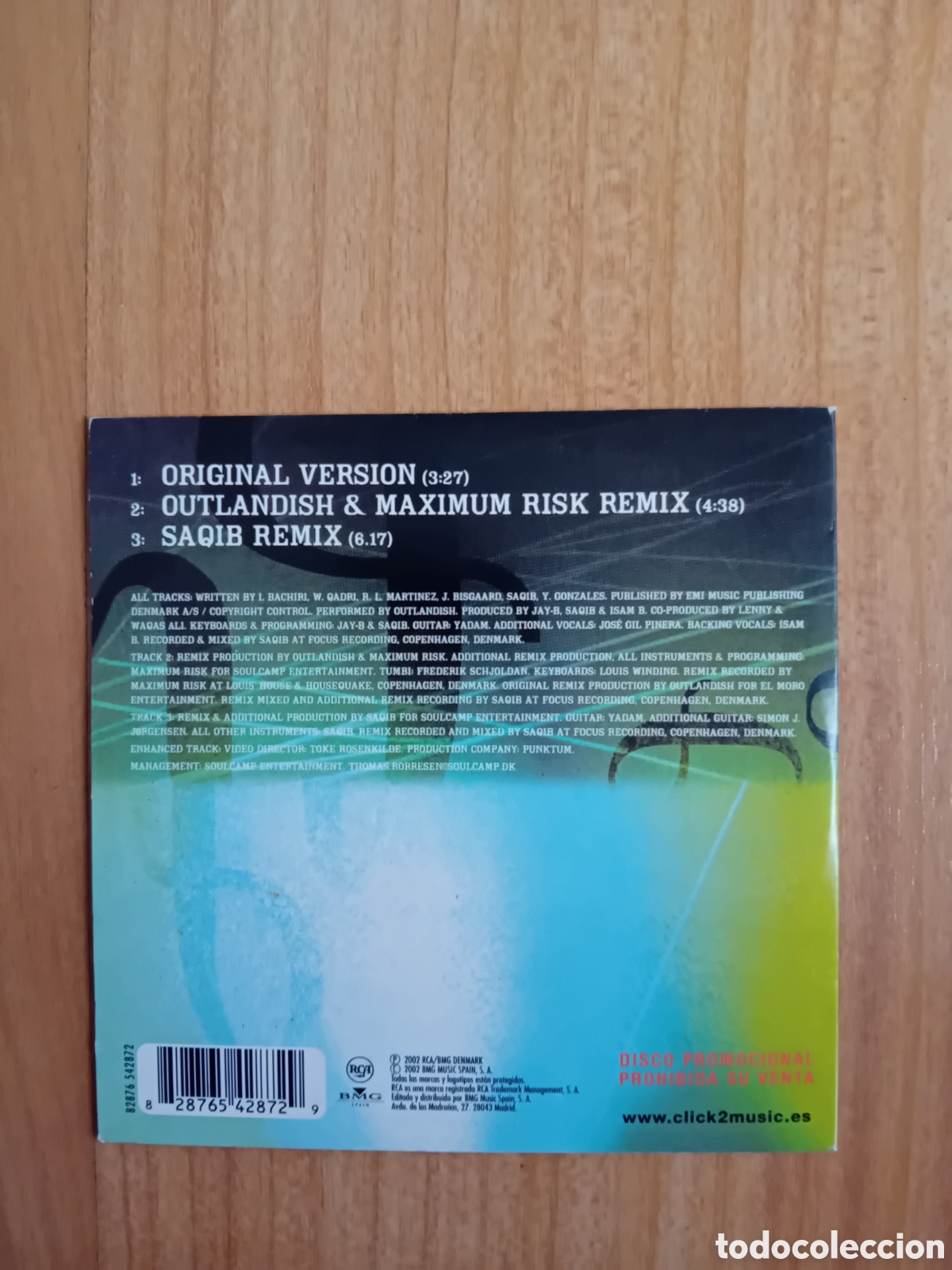 CDs de m&uacute;sica: OUTLANDISH. GUANTANAMO - Foto 2