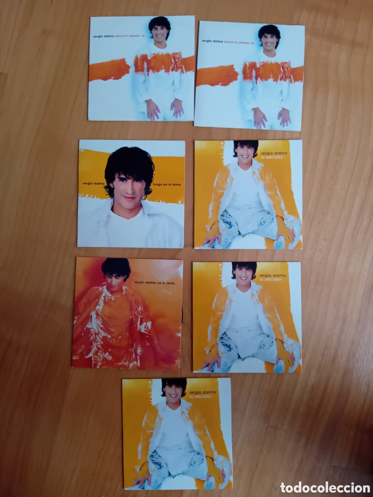 CDs de m&uacute;sica: 7 CD SINGLE SERGIO DALMA - Foto 1