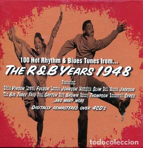 CD de M&uacute;sica: THE R&B YEARS 1948 (BOX SET CON 4 CDS 100 TEMAS SECRET RECORDS 2005)