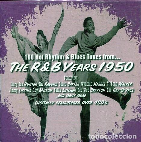 CD de M&uacute;sica: THE R&B YEARS 1950 (BOX SET CON 4 CDS 100 TEMAS SECRET RECORDS 2005)