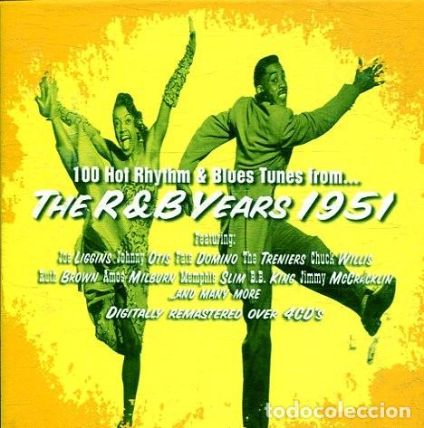 CD de M&uacute;sica: THE R&B YEARS 1951 (BOX SET CON 4 CDS 100 TEMAS SECRET RECORDS 2005)