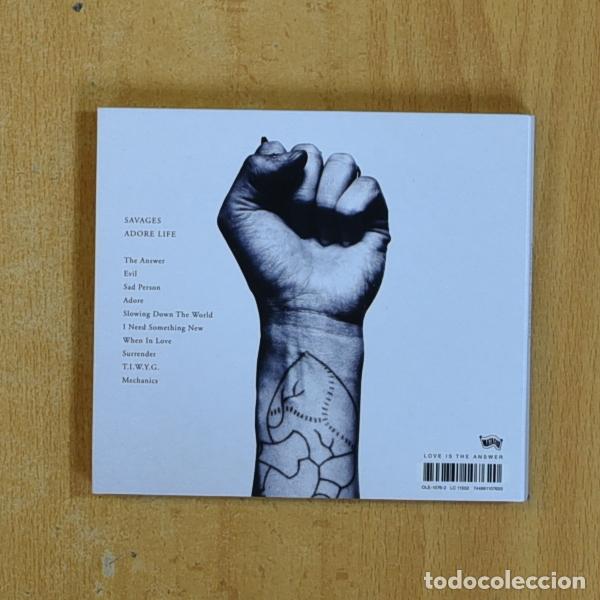 CDs de m&uacute;sica: SAVAGES - ADORE LIFE - CD - Foto 2