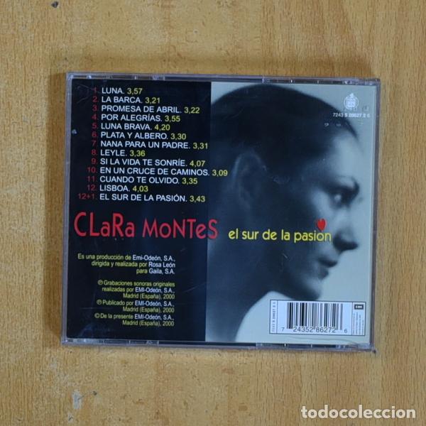 CDs de m&uacute;sica: CLARA MONTES - EL SUR DE LA PASION - CD - Foto 2