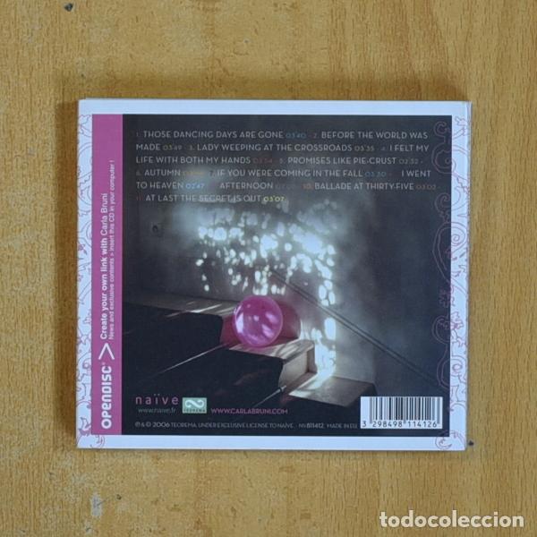 CDs de m&uacute;sica: CARLA BRUNI - NO PROMISES - CD - Foto 2