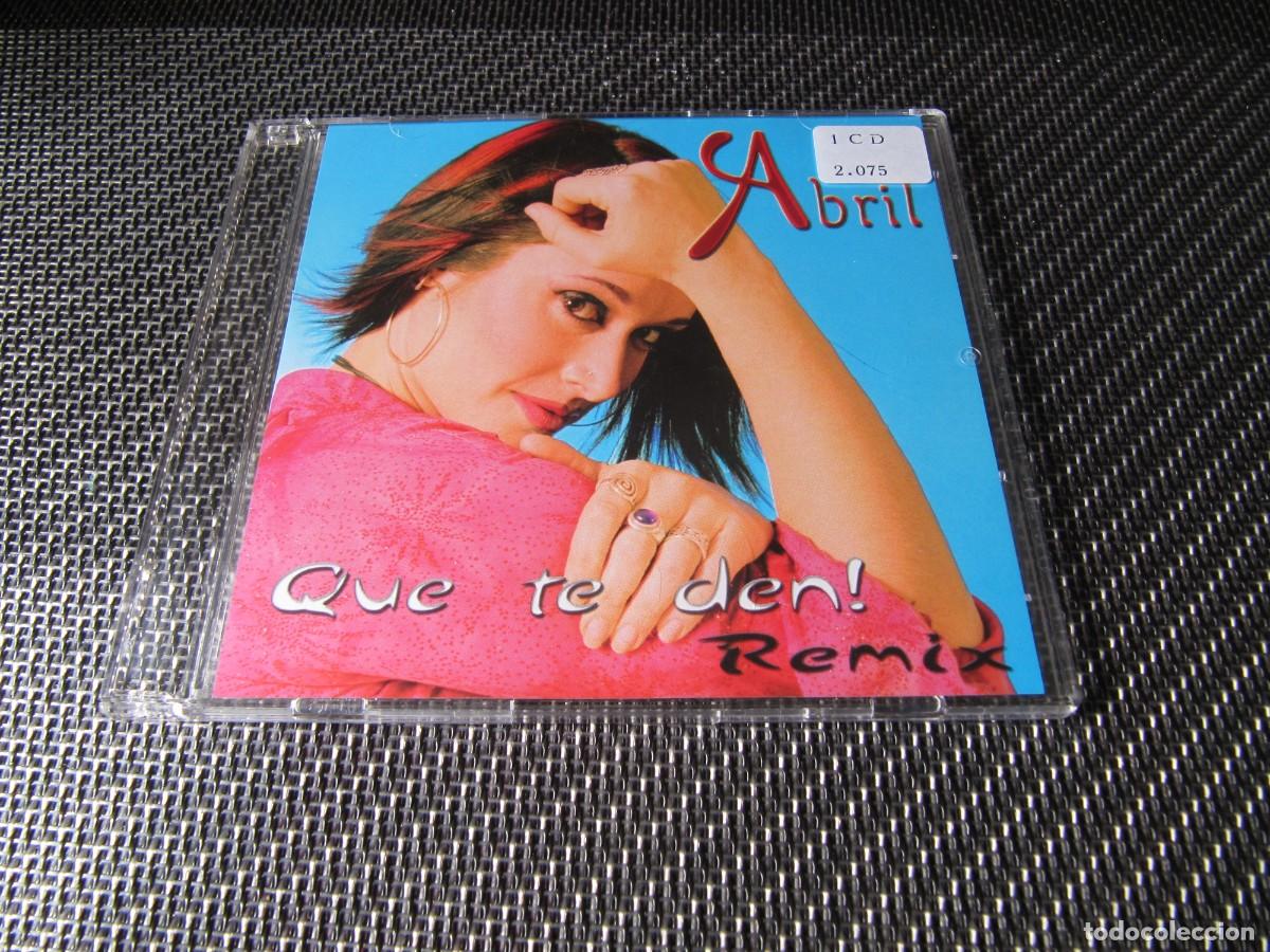 CDs de m&uacute;sica: ABRIL - QUE TE DEN! - REMIX - CD SINGLE - 2 TEMAS - Foto 1