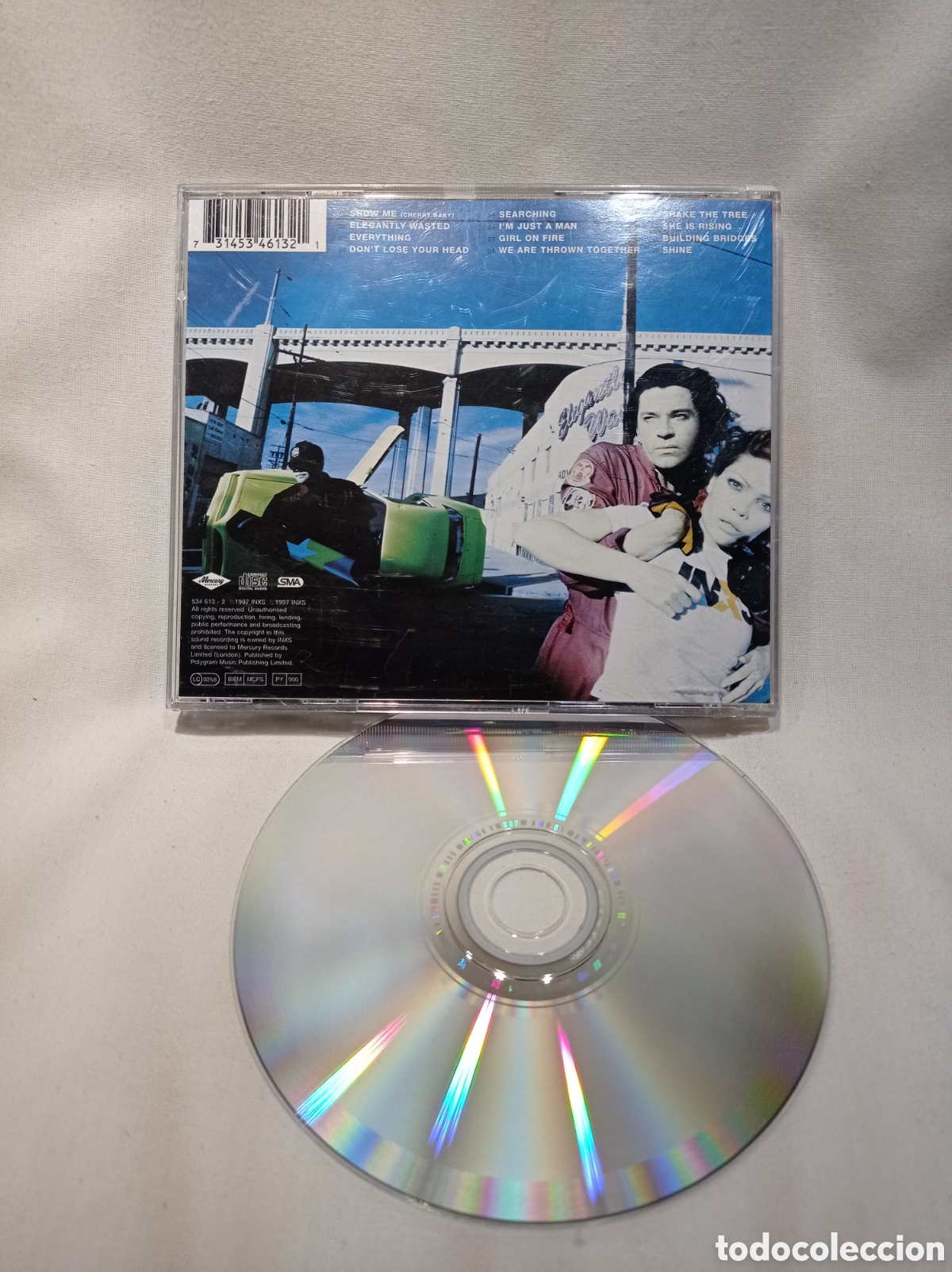 CDs de m&uacute;sica: CD INXS. ELEGANTLY WASTED. MUY BUEN ESTADO - Foto 2