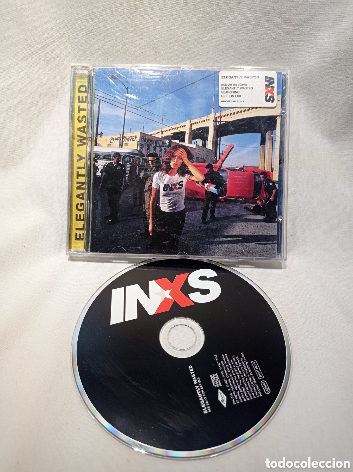CDs de m&uacute;sica: CD INXS. ELEGANTLY WASTED. MUY BUEN ESTADO - Foto 1