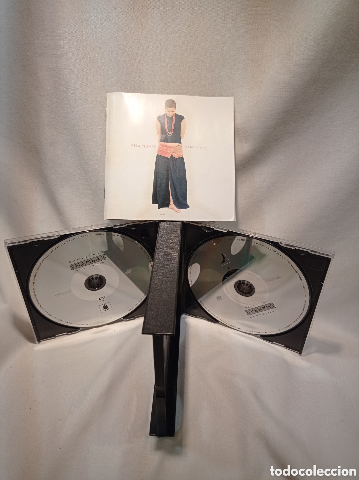 CDs de m&uacute;sica: 2 X CD CHAMBAO. CAMINANDO 2001-2006. SIN DVD - Foto 1