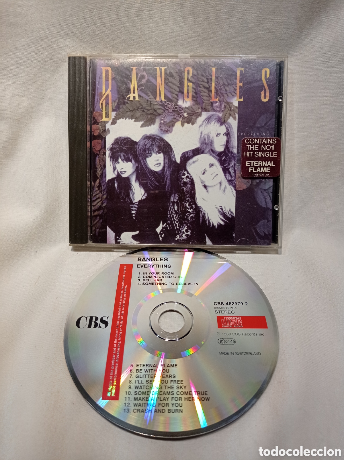 CDs de m&uacute;sica: CD BANGLES. EVERYTHING. MUY BUEN ESTADO - Foto 1