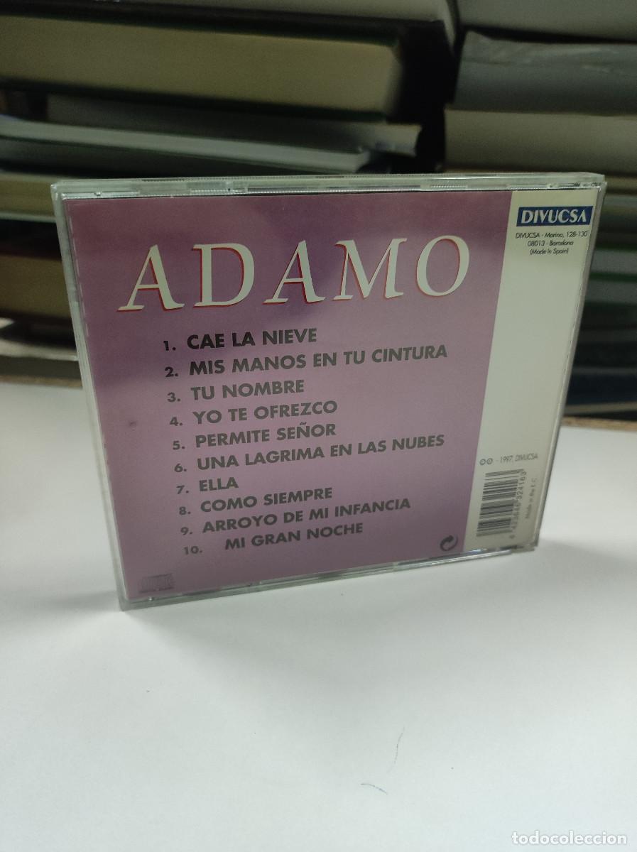 CDs de m&uacute;sica: Adamo &ndash; Adamo En Espa&ntilde;ol - Cae La Nieve Y Otros &Eacute;xitos - Foto 2