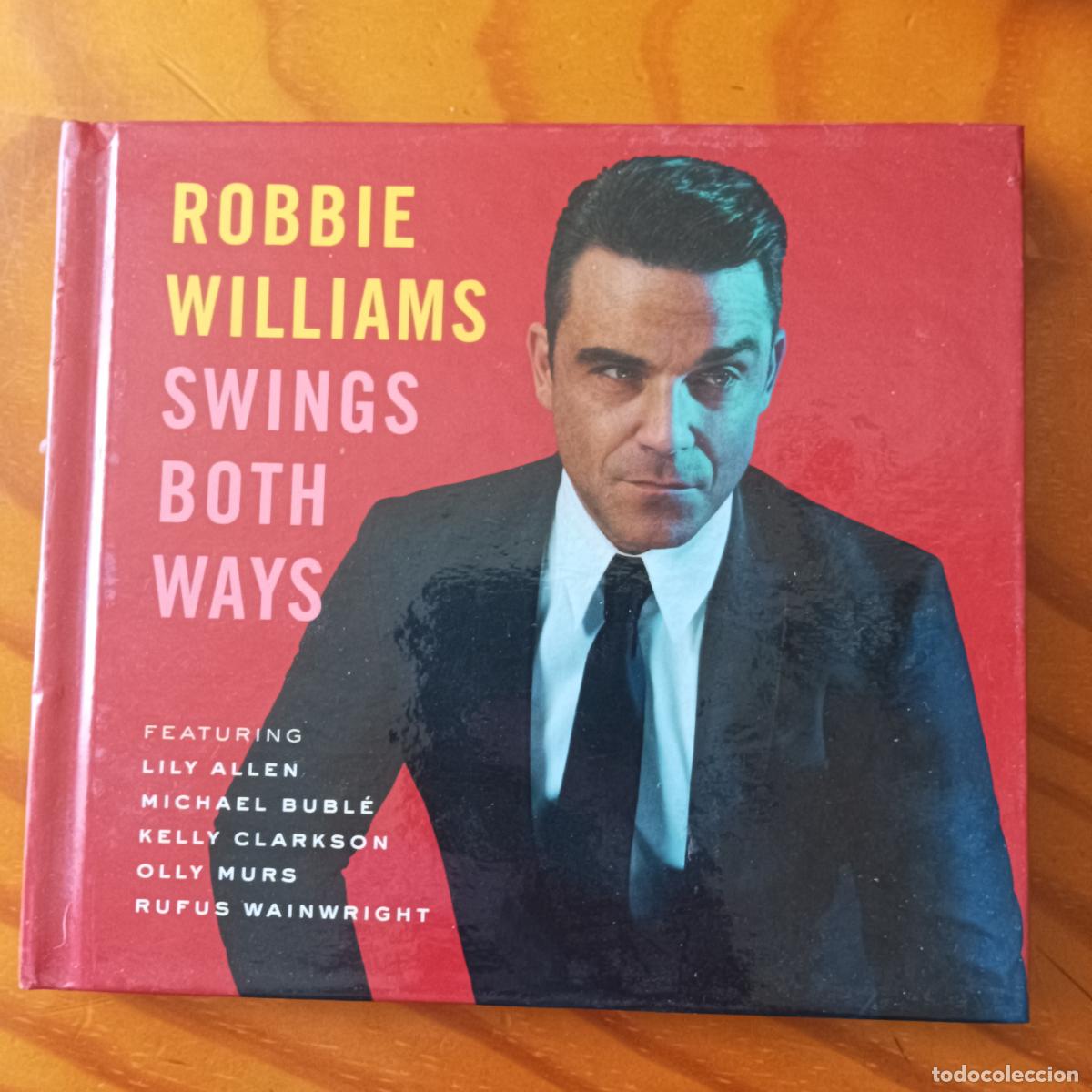 CDs de m&uacute;sica: ROBBIE WILLIAMS, SWINGS BOTH WAYS. CD + DVD + BOOK (LIBRO) - Foto 1