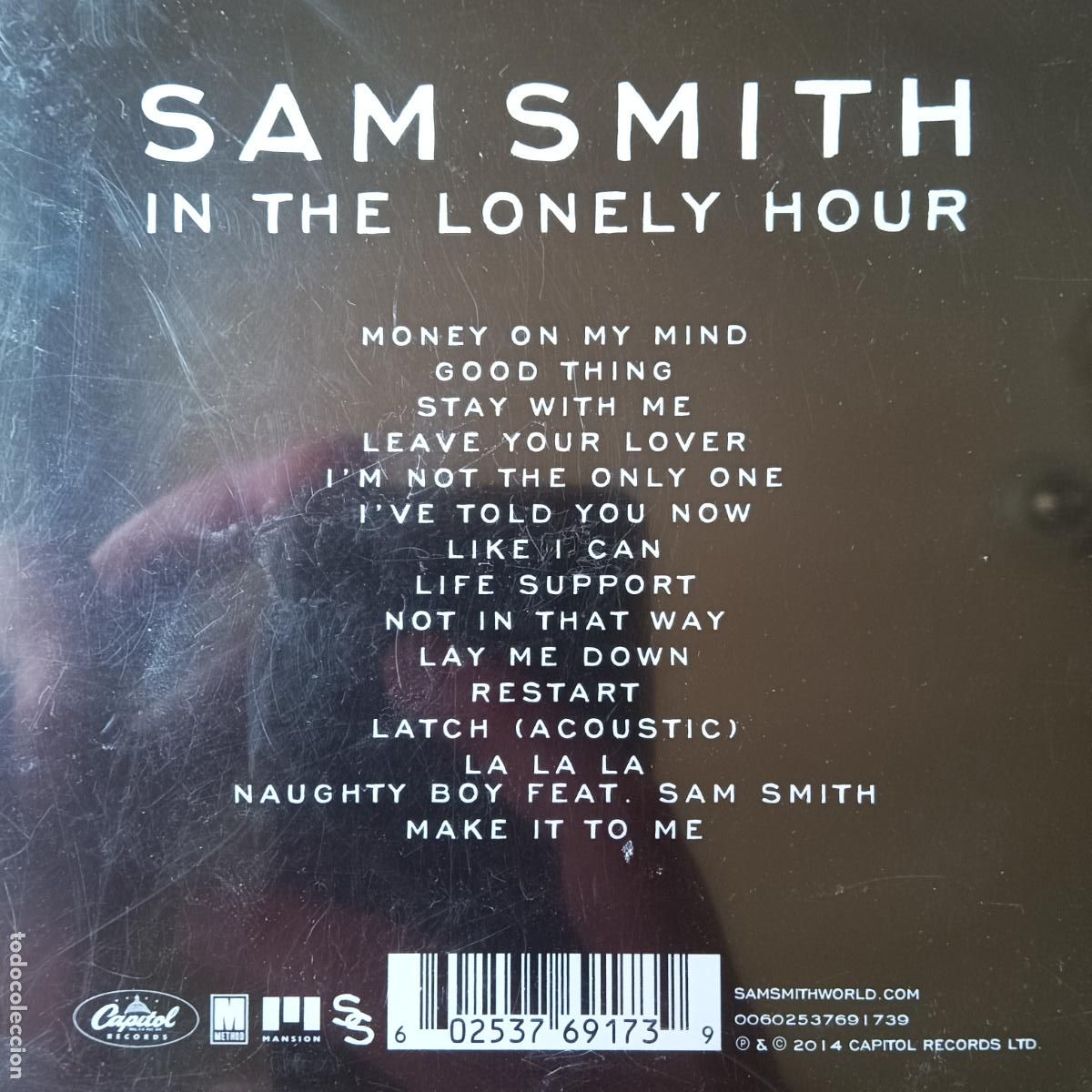 CDs de m&uacute;sica: SAM SMITH, IN THE LONELY HOUR. CD - Foto 2