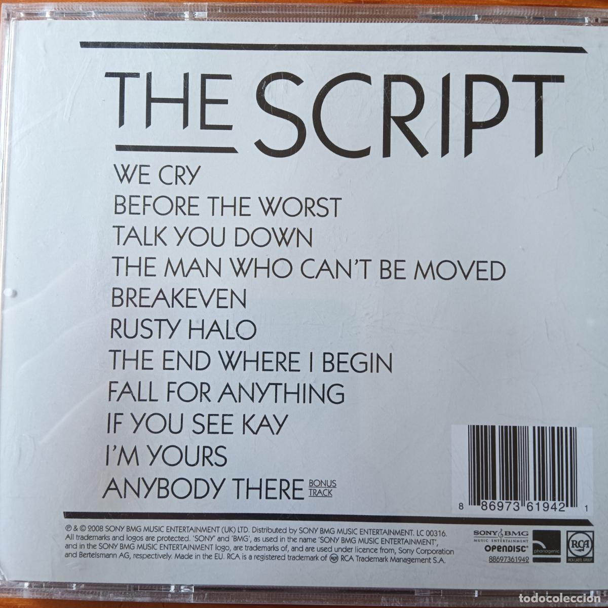CDs de m&uacute;sica: THE SCRIPT, THE SCRIPT. CD INDIE ROCK. - Foto 2
