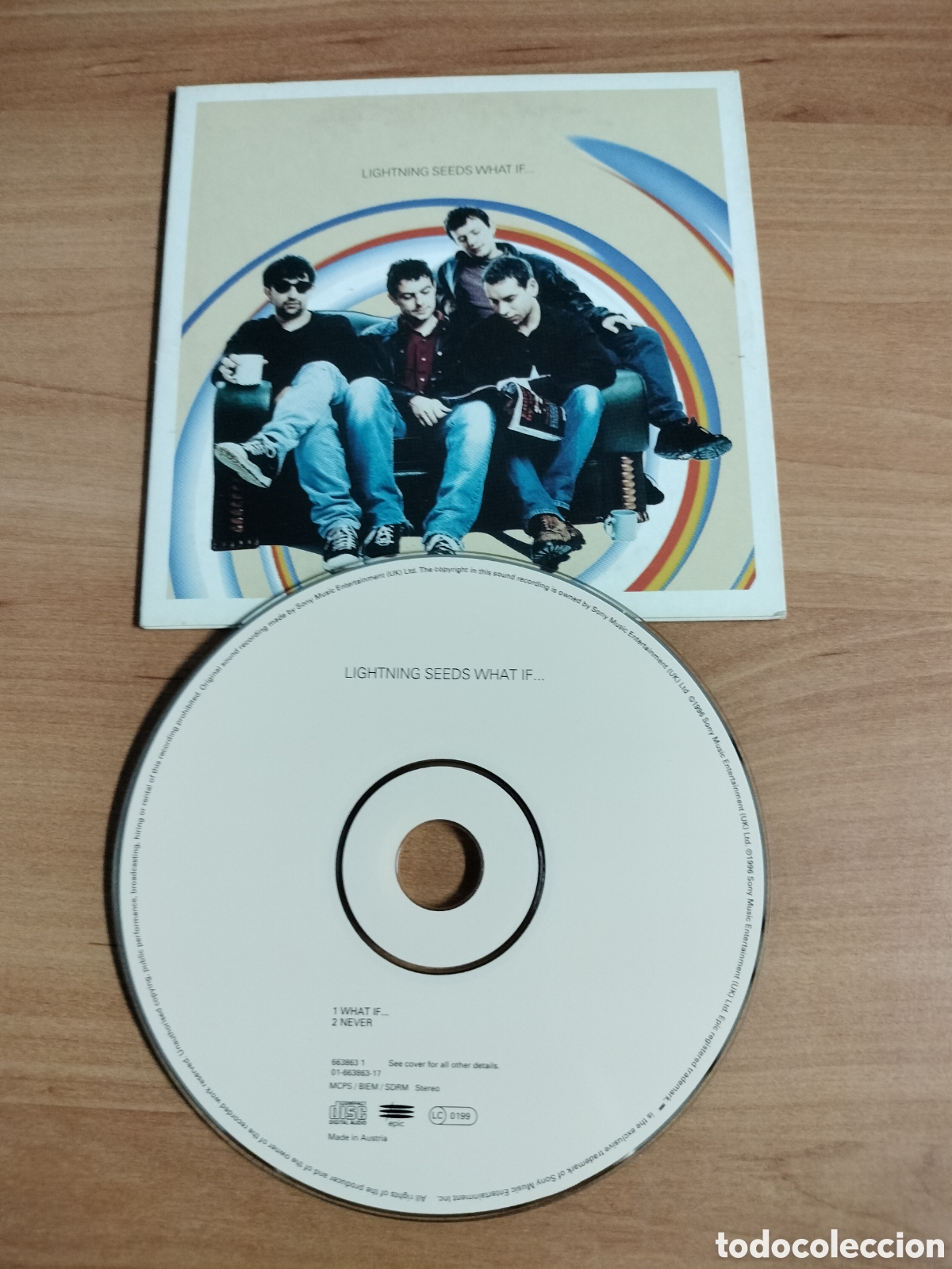 CDs de m&uacute;sica: Lightning Seeds - What if.... - CD single 1 canci&oacute;n - Foto 1