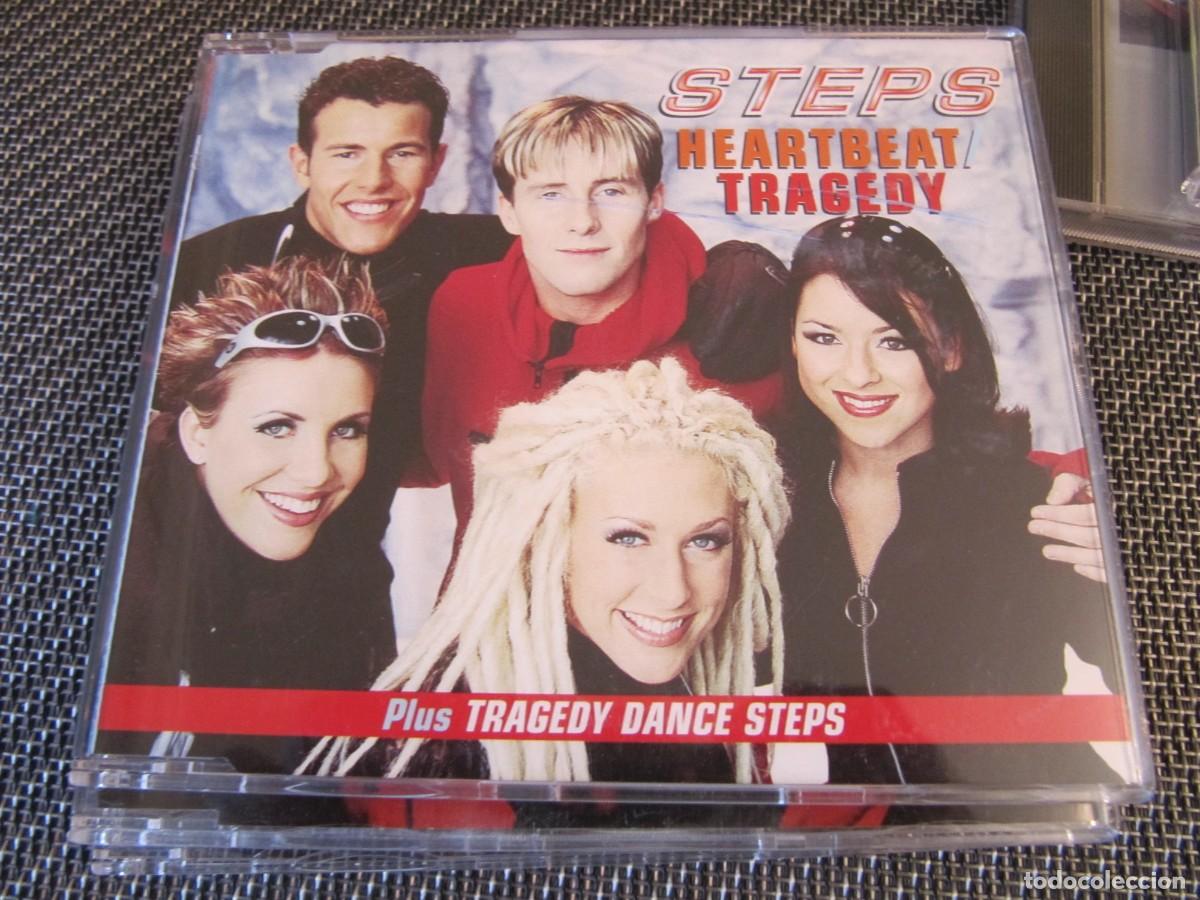 CDs de m&uacute;sica: STEPS HEARTBEAT / TRAGEDY CD SINGLE - Foto 1