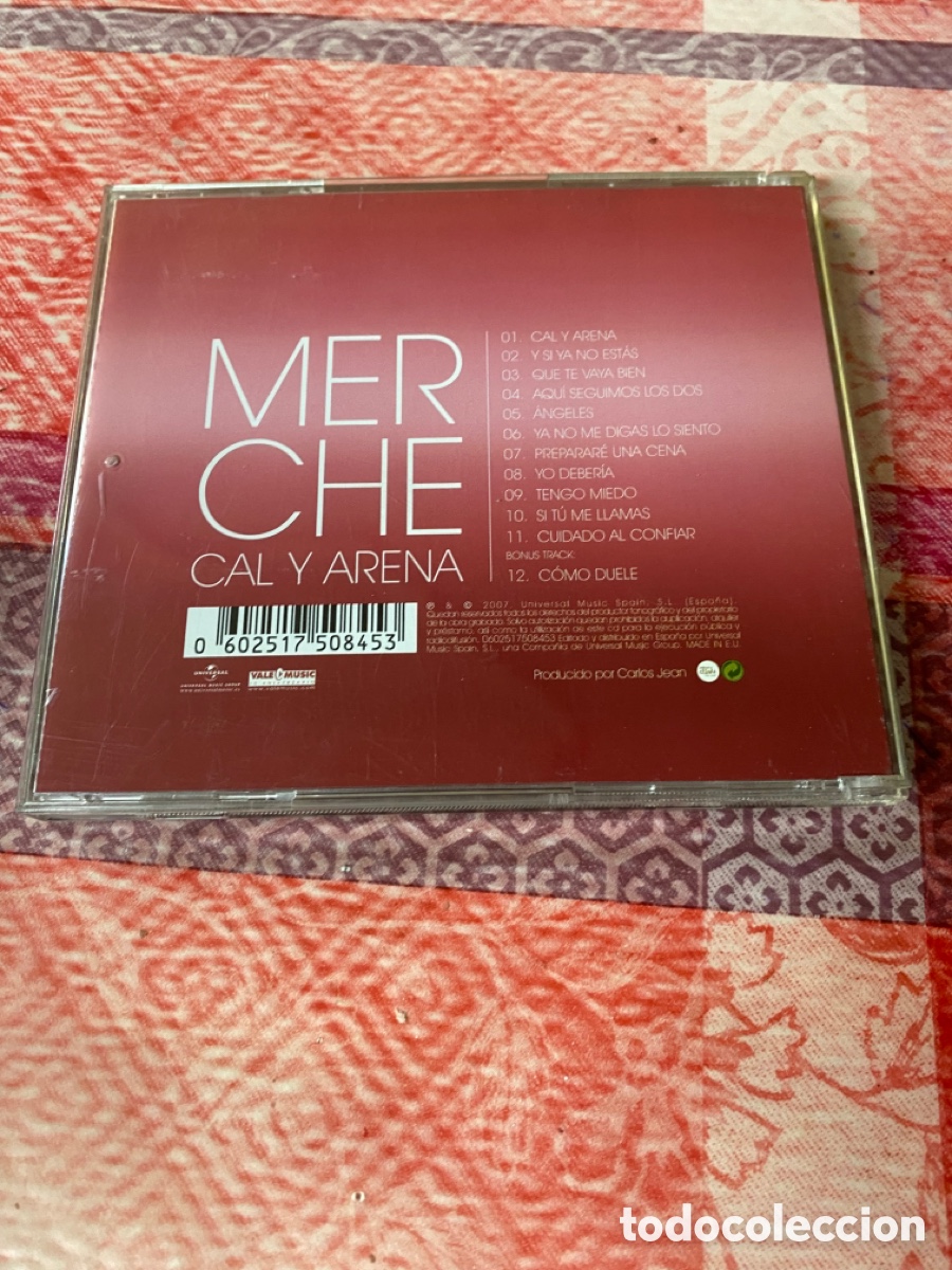CDs de m&uacute;sica: Merche /////cal y arena ////cd - Foto 2