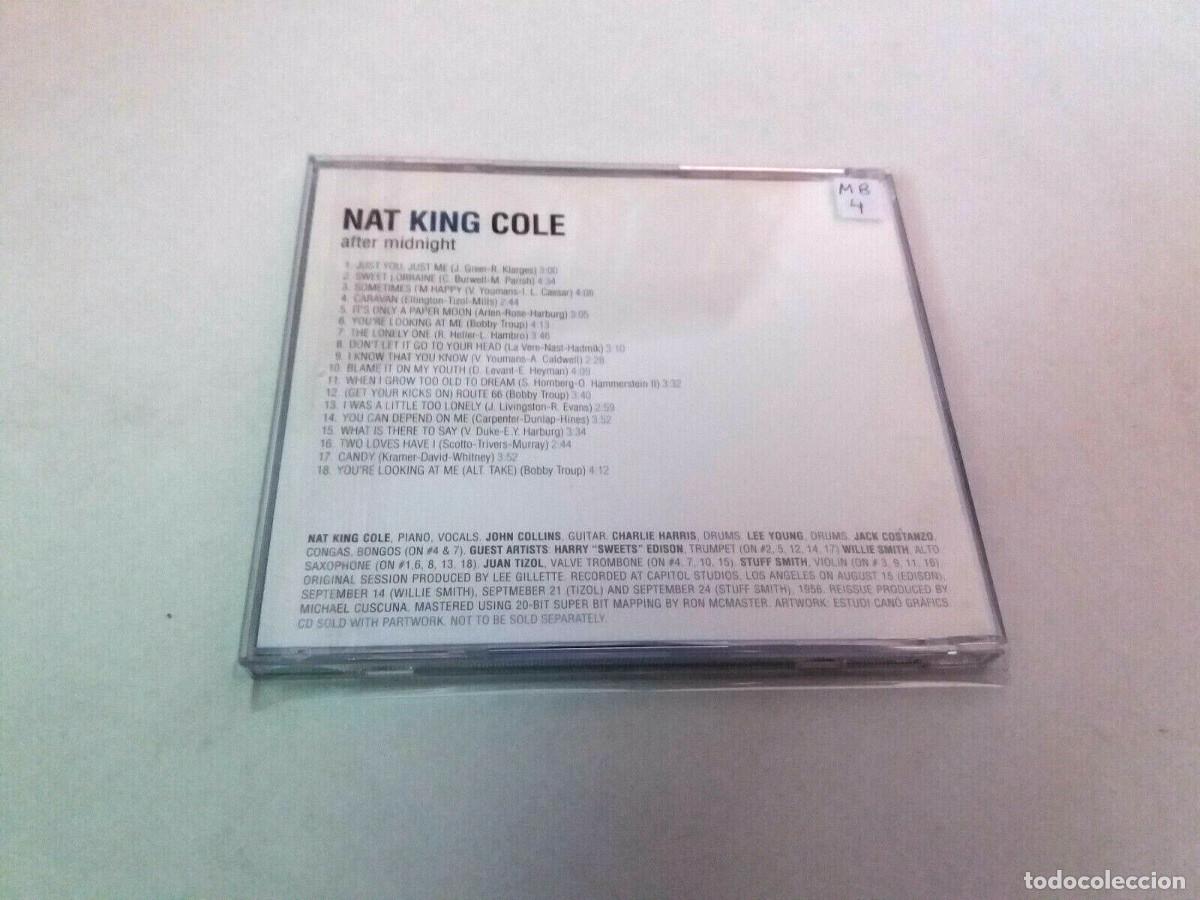 CDs de m&uacute;sica: NAT KING COLE &rdquo;AFTER MIDNIGHT&rdquo; CD 18 TRACKS - Foto 2
