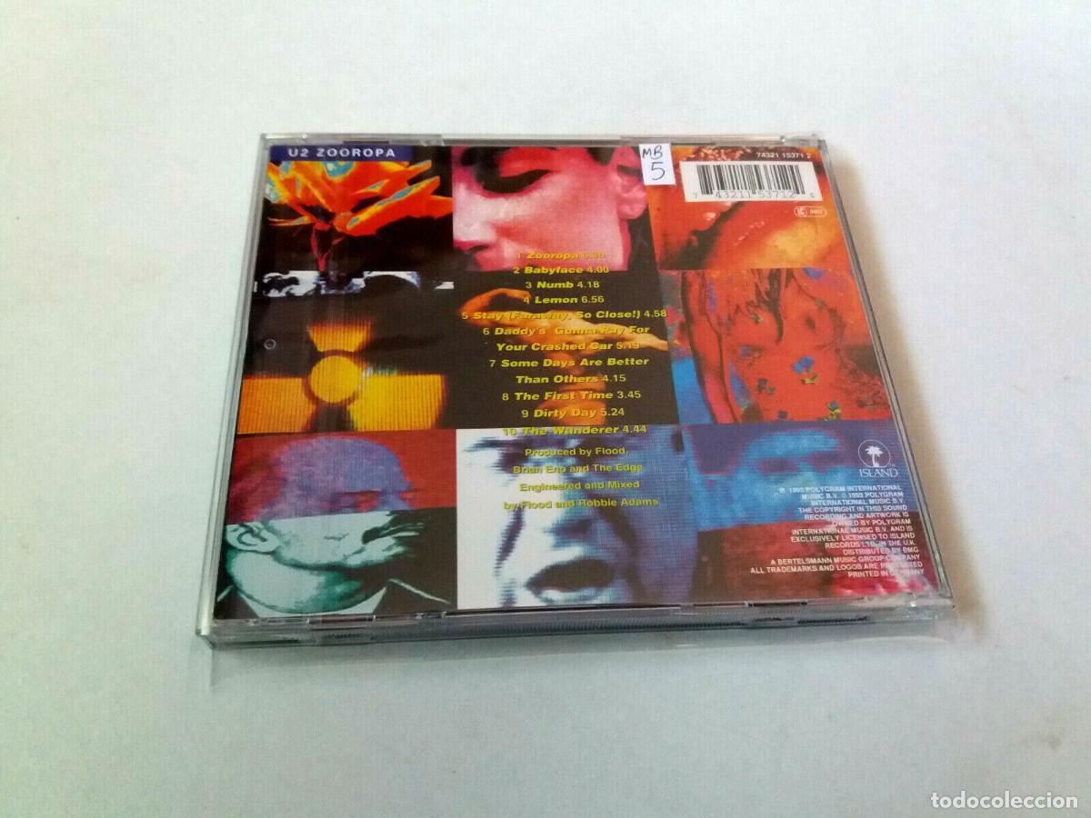 CDs de m&uacute;sica: U2 &rdquo;ZOOROPA&rdquo; CD 10 TRACKS - Foto 2