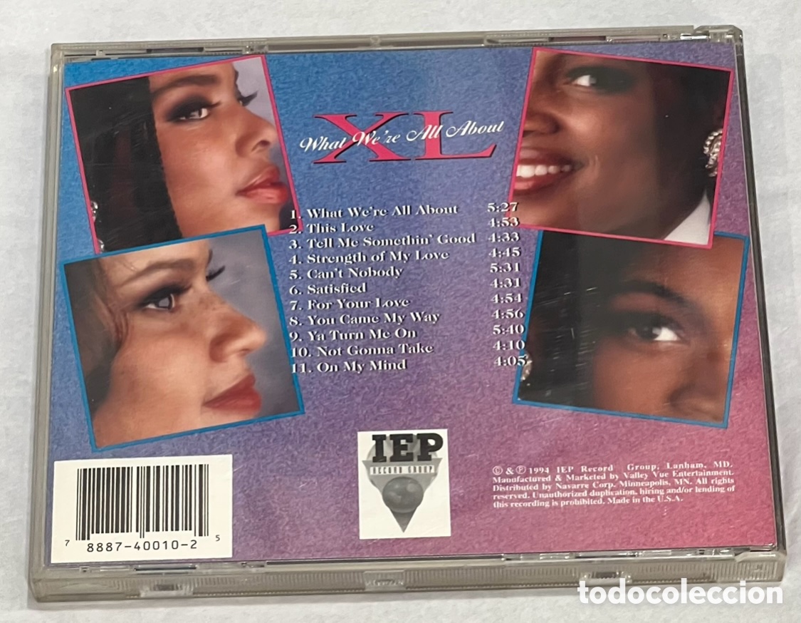 CDs de m&uacute;sica: CD. XL. &ldquo;What We&rsquo;re All Abaut&rdquo;. - Foto 2