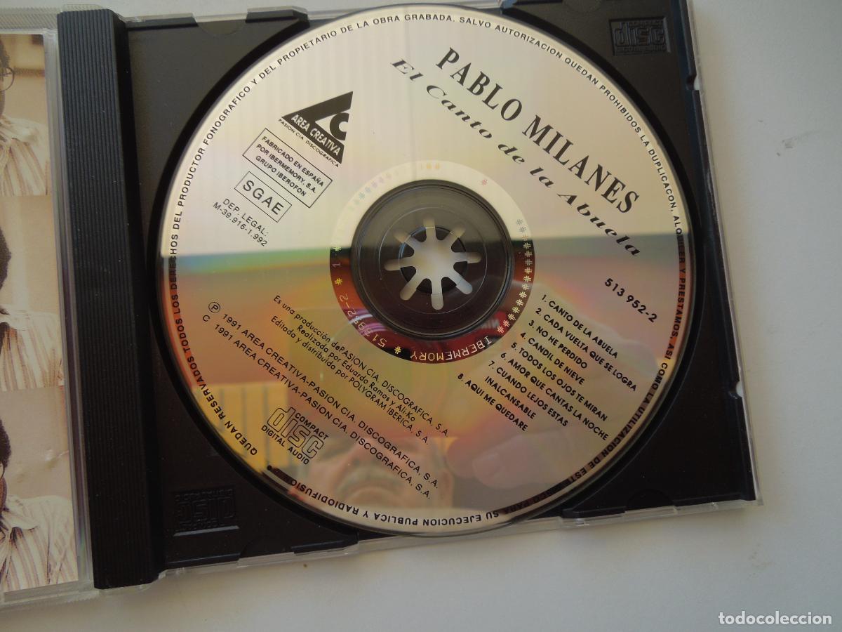 CDs de m&uacute;sica: PABLO MILANES - CANTO DE LA ABUELA - CD - Foto 2