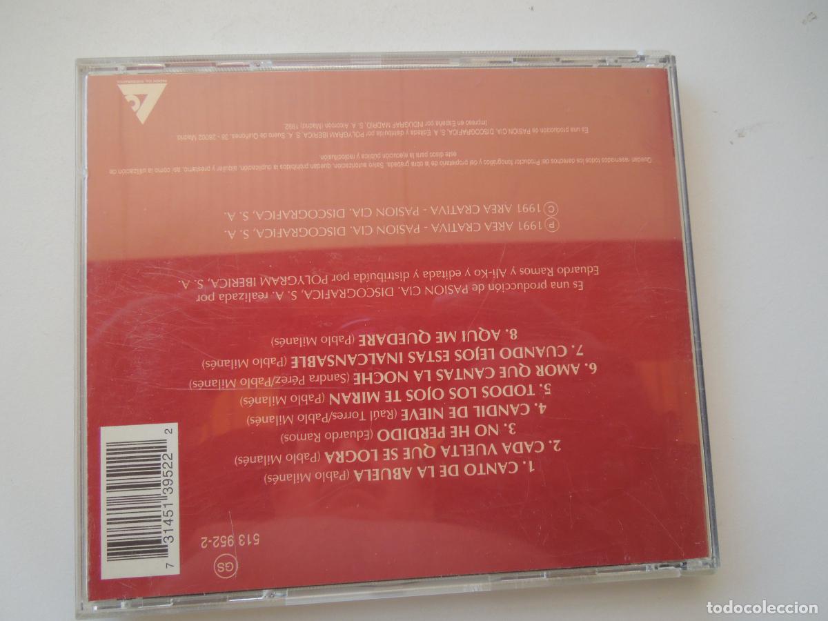 CDs de m&uacute;sica: PABLO MILANES - CANTO DE LA ABUELA - CD - Foto 3