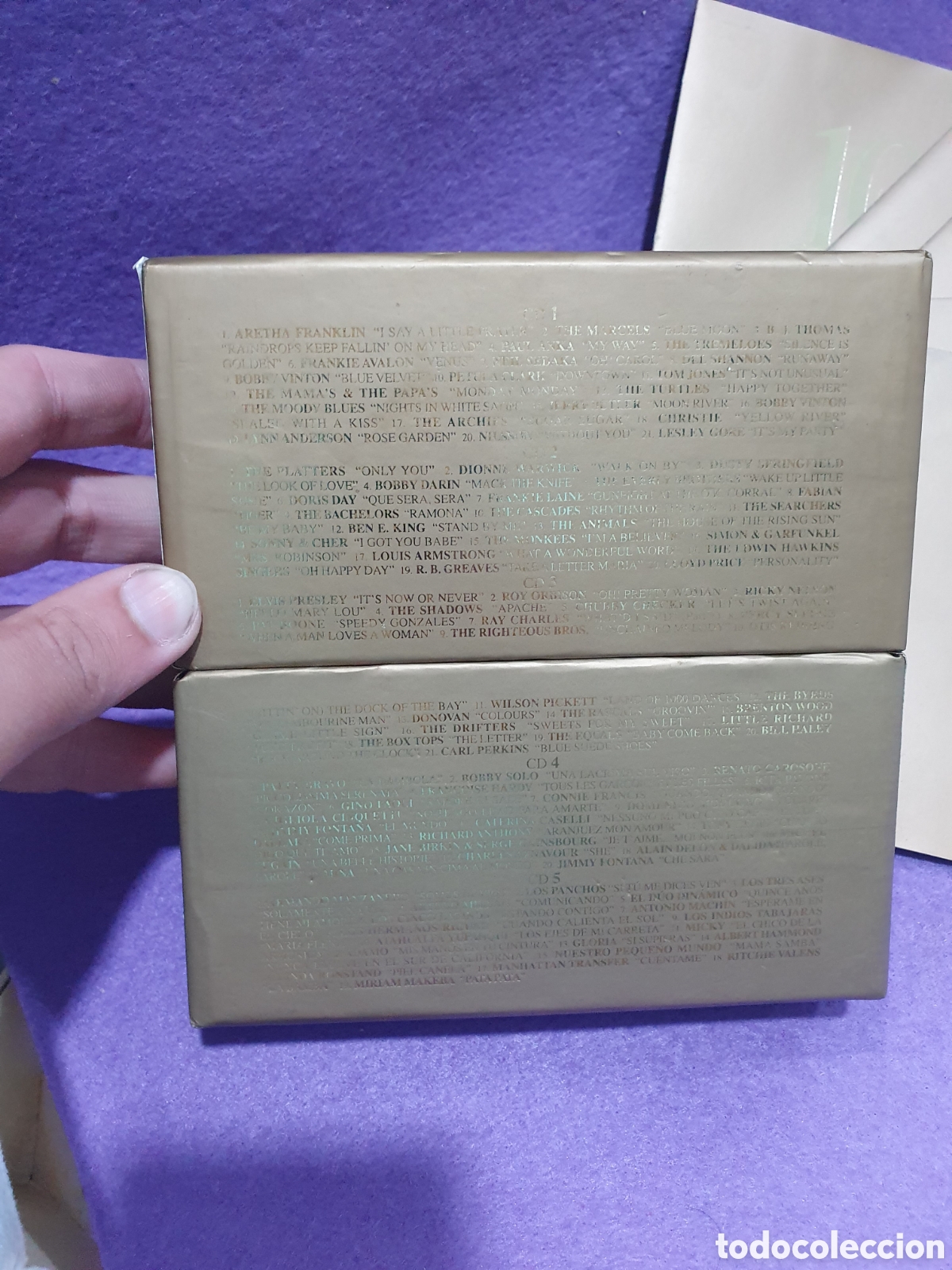 CDs de m&uacute;sica: 5 CDs. Las 101 canciones de Oro. (L97) - Foto 3