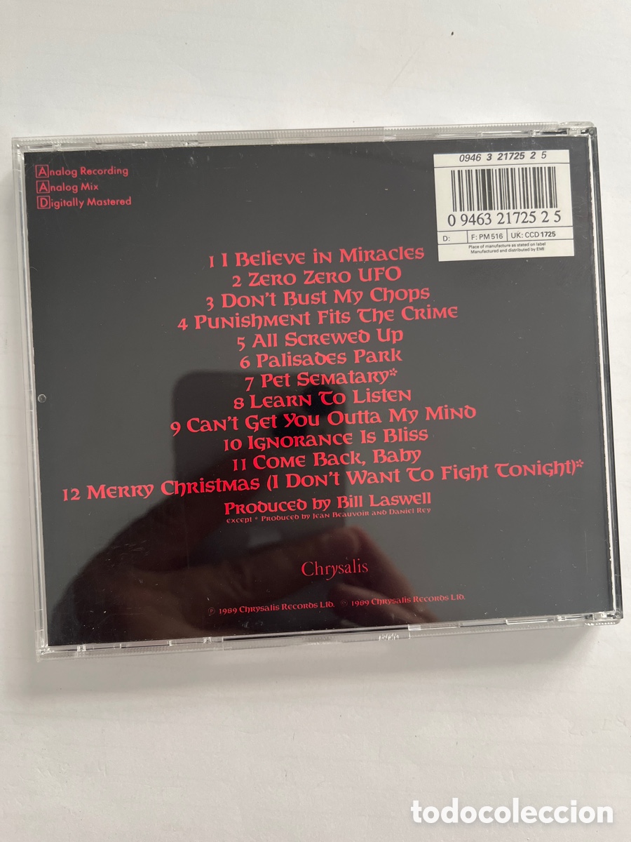 CDs de m&uacute;sica: RAMONES. BRAIN DRAIN. CD CHRYSALIS A&Ntilde;O 1989 - Foto 2
