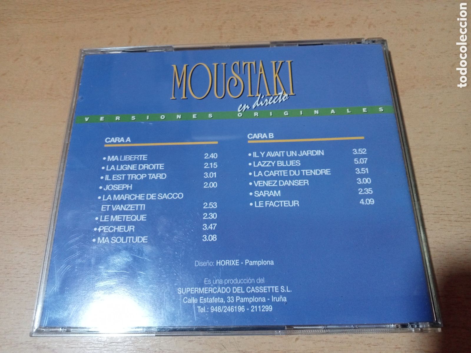 CDs de m&uacute;sica: MOUSTAKI EN DIRECTO CD - Foto 3