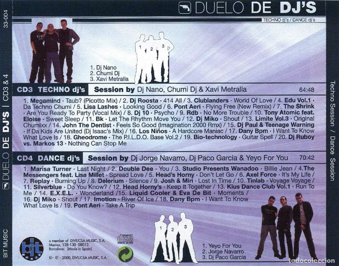CDs de m&uacute;sica: Duelo De DJs [4cds] a&ntilde;o 2000 - Foto 3