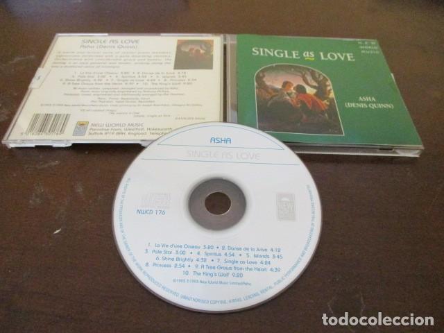 CDs de m&uacute;sica: ASHA - CD - SINGLE AS LOVE - NEW AGE - Foto 1