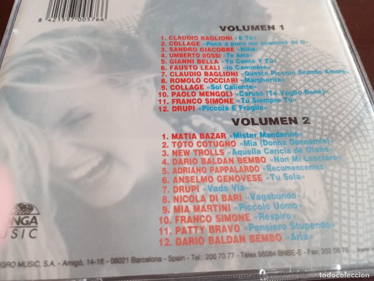 CDs de m&uacute;sica: CD - BELLISSIMA DOS - DOBLE 2 DISCOS - 1994 - Foto 2