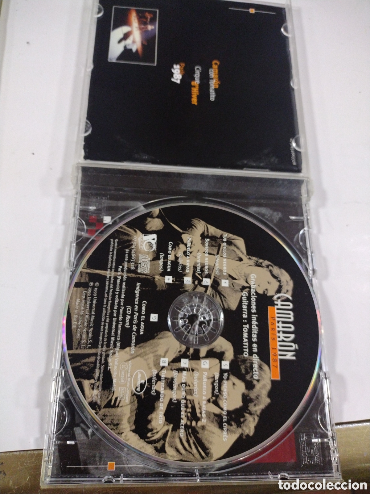 CDs de m&uacute;sica: EL CAMAR&Oacute;N DE LA ISLA &ndash; PAR&Iacute;S 1987. CD - Foto 3