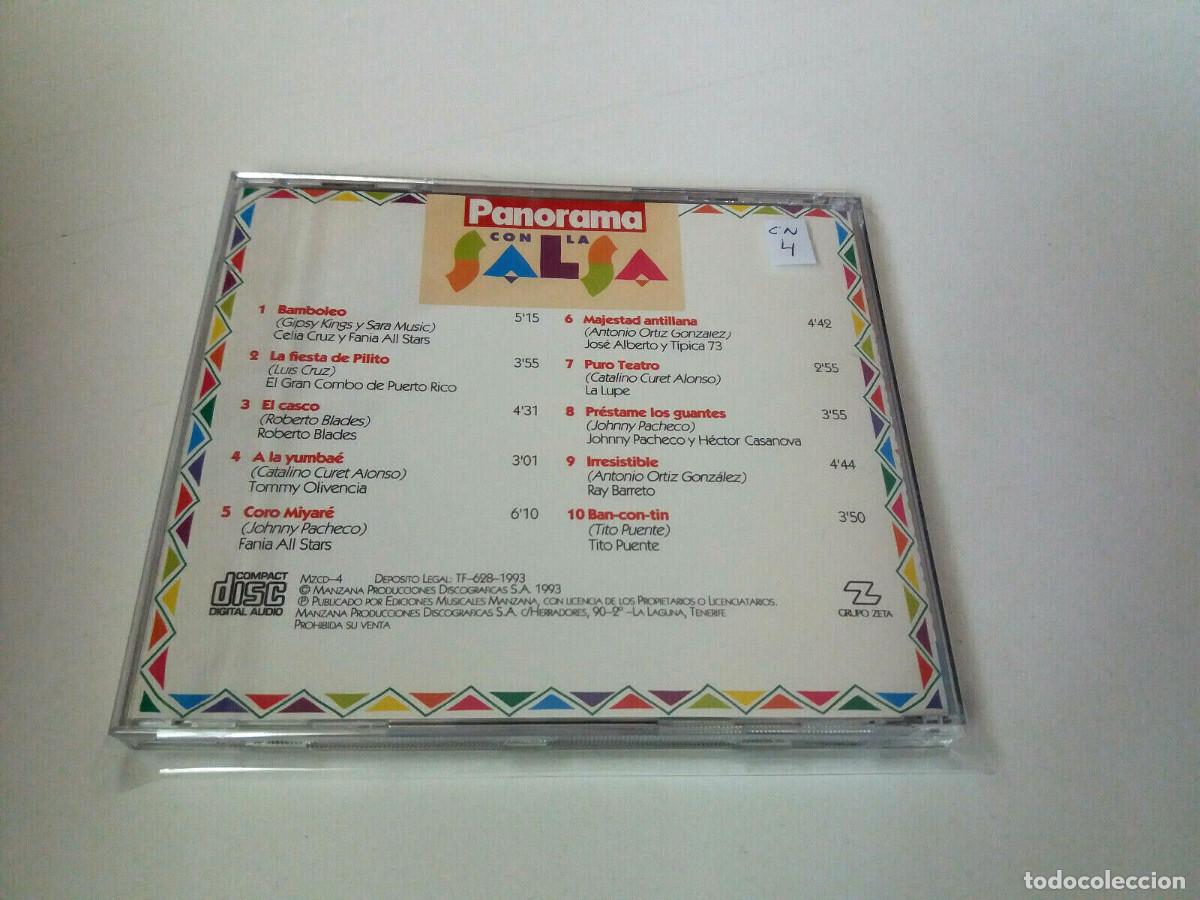 CDs de m&uacute;sica: CD &rdquo;PANORAMA CON LA SALSA VOL 4&rdquo; CD 10 TRACKS COMO NUEVO - Foto 2