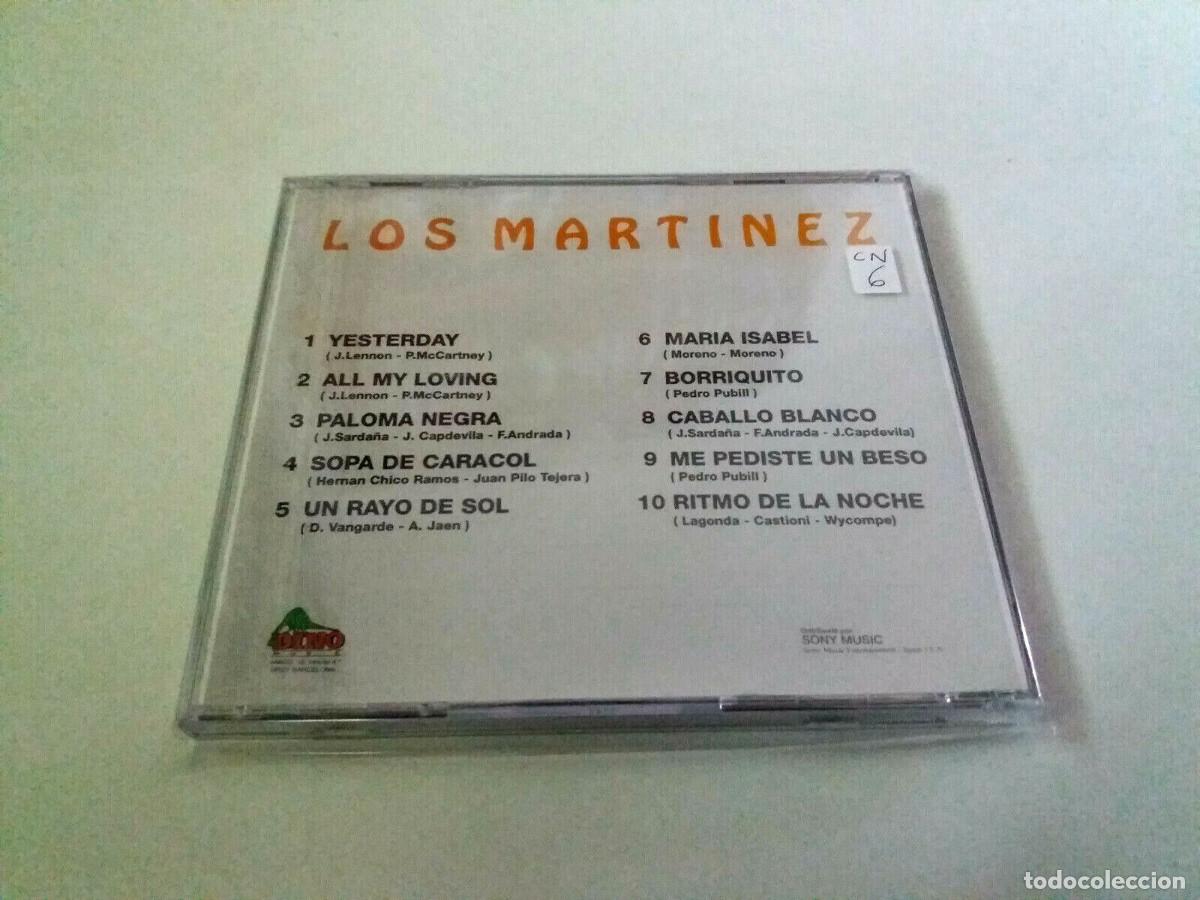 CDs de m&uacute;sica: LOS MARTINEZ &rdquo;YESTERDAY&rdquo; 10 TRACKS COMO NUEVO - Foto 2