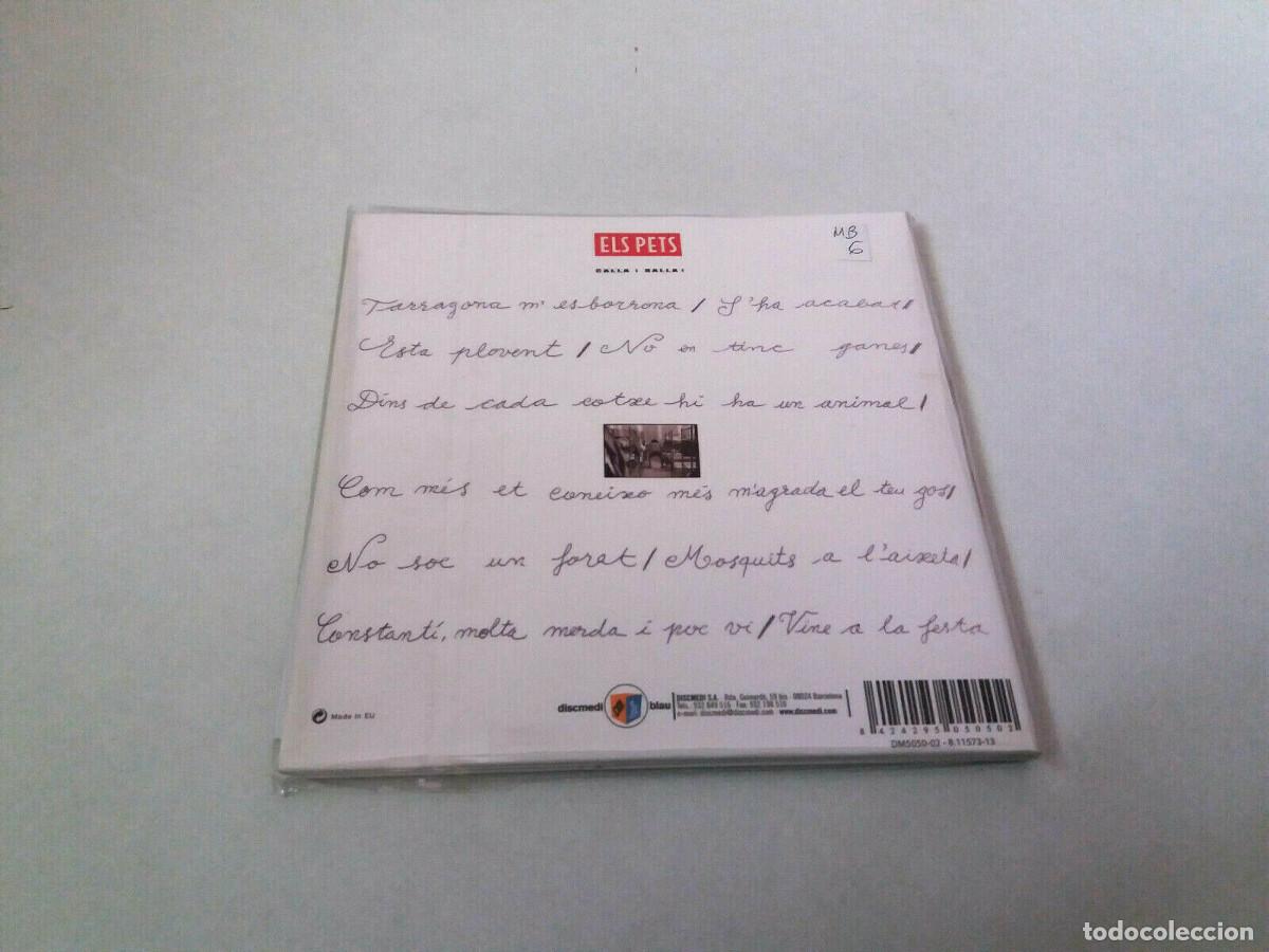CDs de m&uacute;sica: ELS PETS &rdquo;CALLA I BALLA !&rdquo; CD 10 TRACKS DIGIPACK - Foto 2