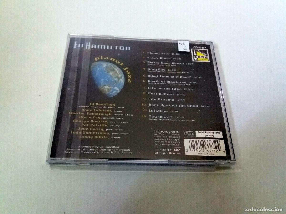 CDs de m&uacute;sica: ED HAMILTON &rdquo;PLANET JAZZ&rdquo; CD 12 TRACKS - Foto 2