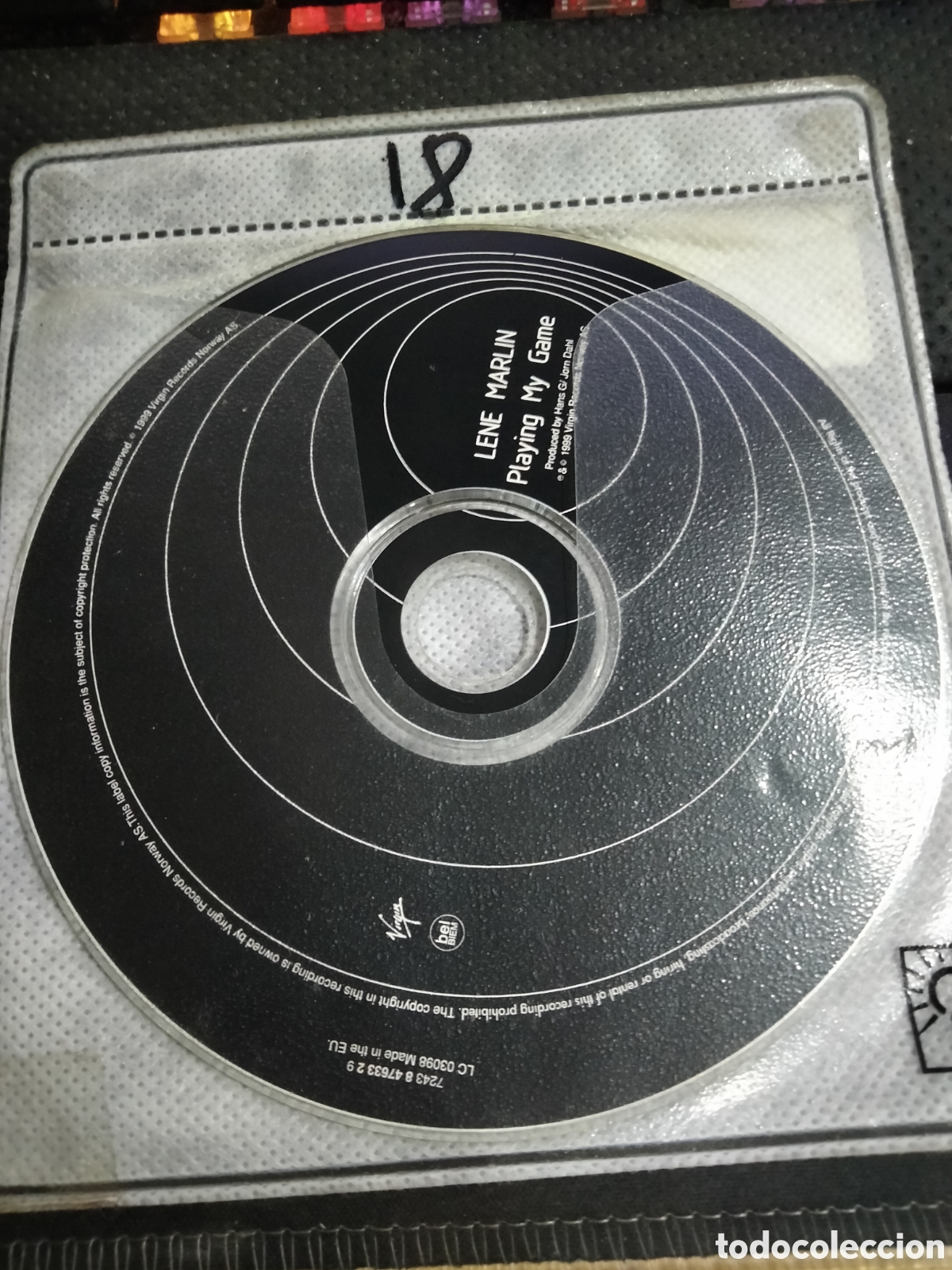 CDs de m&uacute;sica: CD lene marlin playing my Game -18 (disco solo) - Foto 1