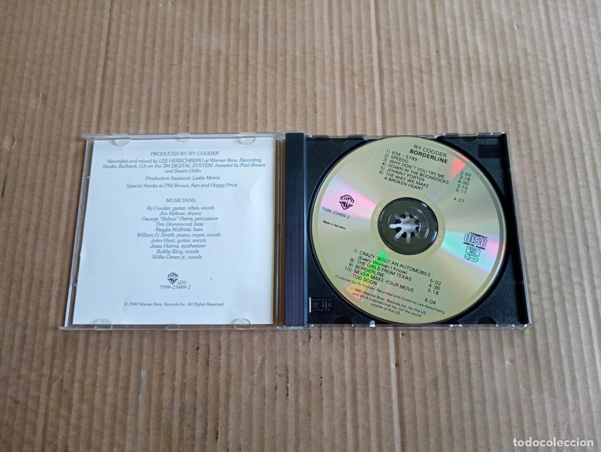 CDs de m&uacute;sica: RY COODER - BORDELINE CD - Foto 2