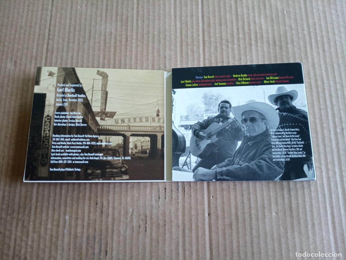 CDs de m&uacute;sica: TOM RUSSELL - BORDERLAND CD DIGIPACK 2001 FOLK - Foto 2