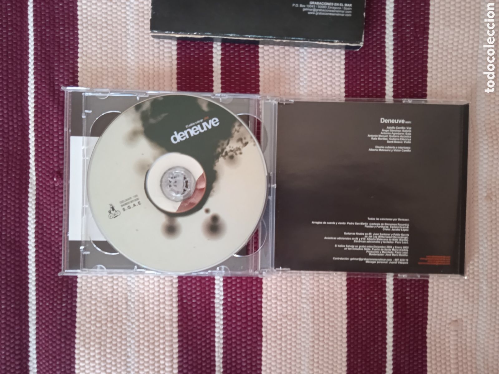 CDs de m&uacute;sica: DENEUVE * EL ADI&Oacute;S SALVAJE (CD+DVD) - Foto 3