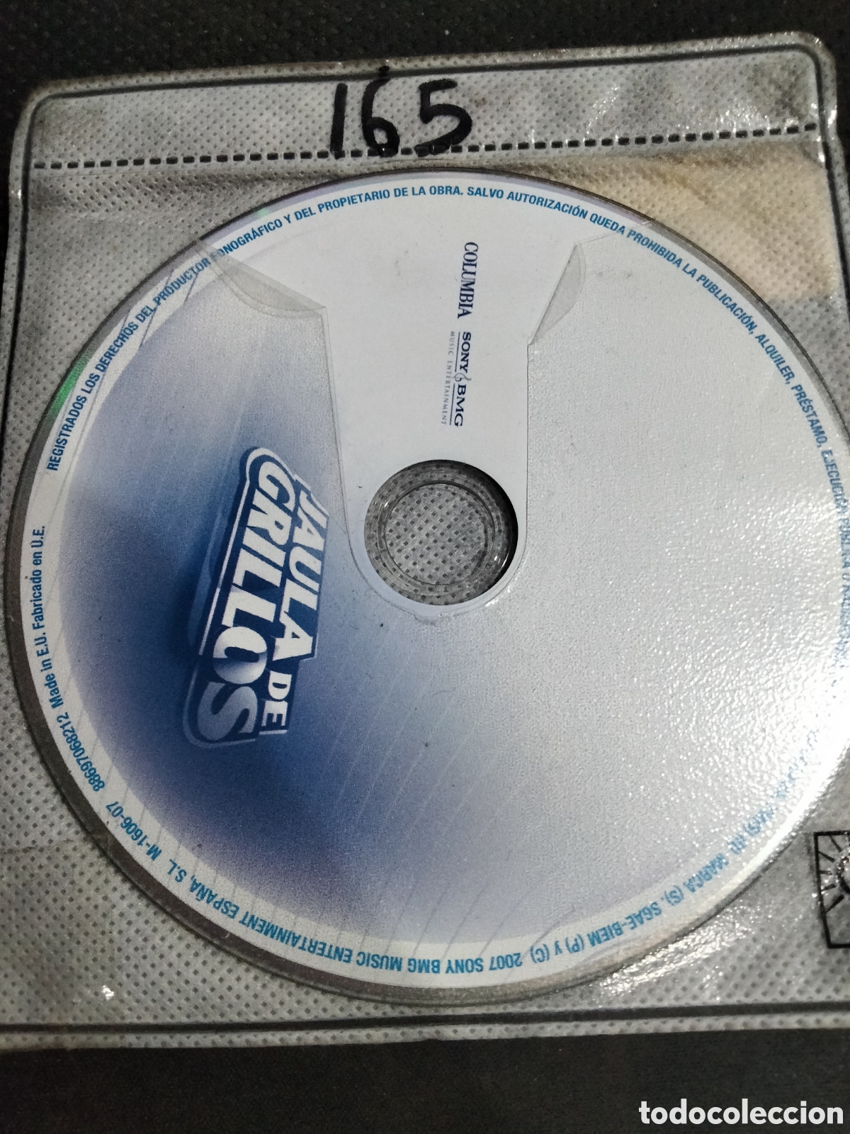 CDs de m&uacute;sica: CD jaula de grillos -165 (disco solo) - Foto 1