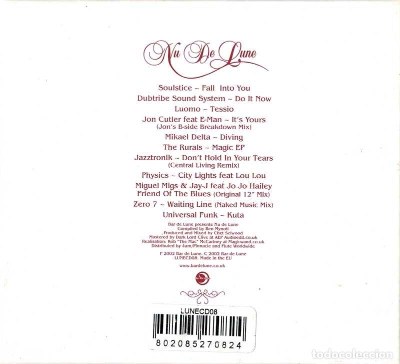 CDs de m&uacute;sica: Nu De Lune. CD - Foto 2